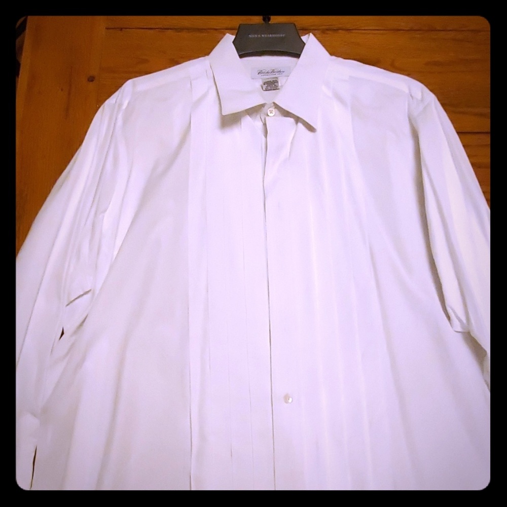 Tuxedo Shirt Brooks Brothers 17.5-36